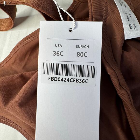 HSIA Minimizer Bra Unlined Full Coverage Underwire Brown NWT Size 36C - Picture 6 of 7